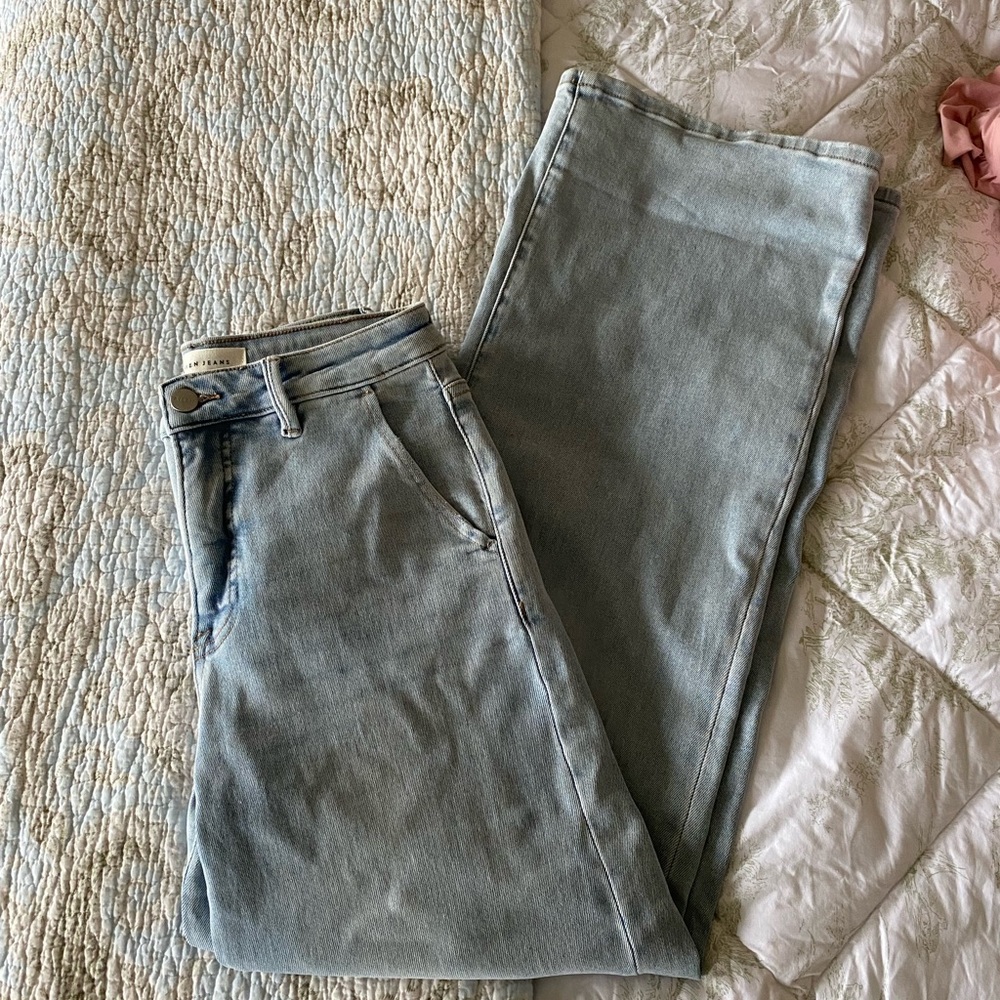 Chic Light Blue Women's Flare Jeans